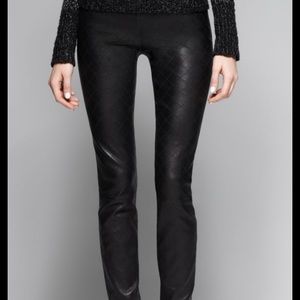100% Lamb Leather Theory pants